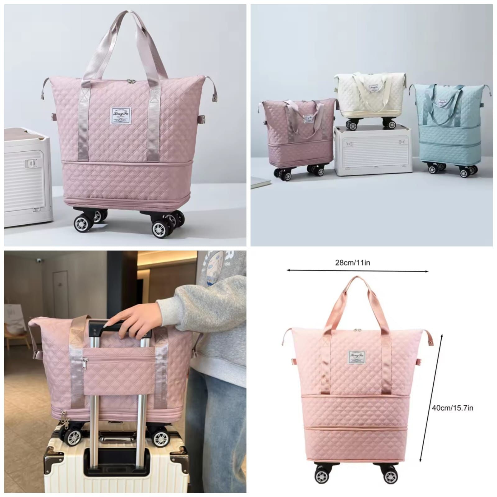 Expandable Travel Bag Design With Wheels
