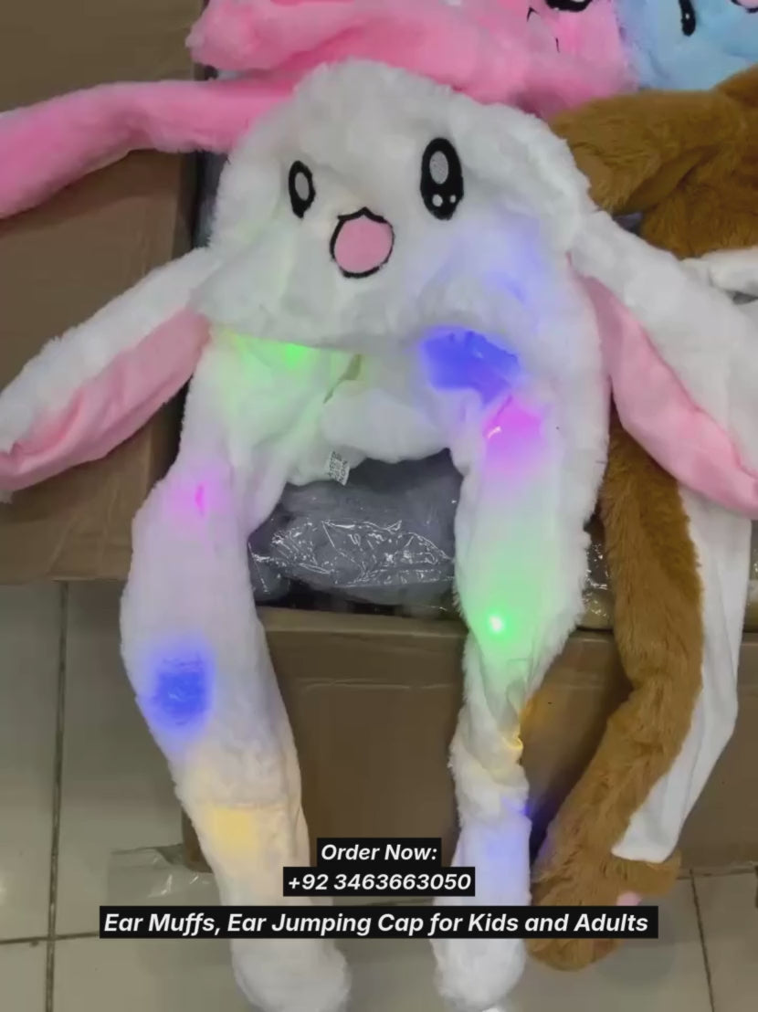 Ear Muffs, Ear Jumping Cap for Kids and Adults