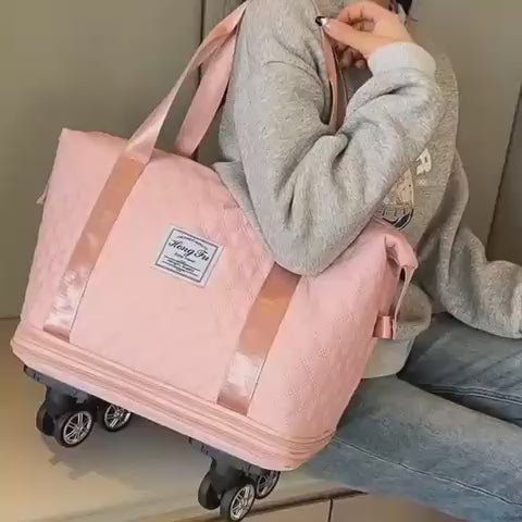 Expandable Travel Bag Design With Wheels