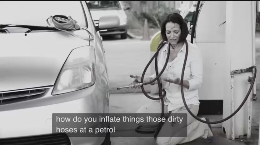 Portable Mini Air Compressor Auto Pump Car Sport Tyre Tire Inflator